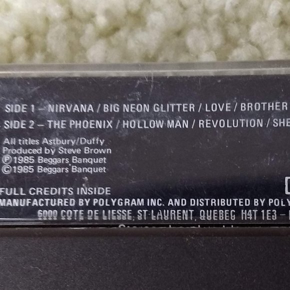 3/$25 The Cult, Love cassette audio tape vintage 80s - Picture 2 of 3